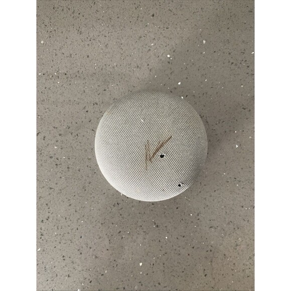 Google Nest Mini Smart Speaker Gray Model H0A Untested! - Picture 1 of 5
